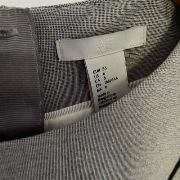H&M Elegant Gray Sleeveless Dress - Picture 2 of 3